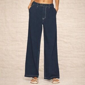 Monrow navy trousers Size XS